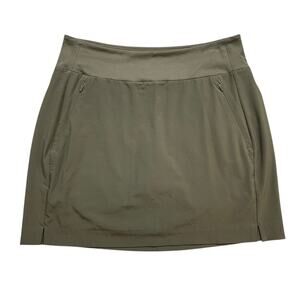 Athleta Skort Womens 6 Ivy Soho Stretch Zip Pockets Lined Pull On Activewear